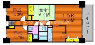 両備グレースマンション医大西Ⅱの物件間取画像